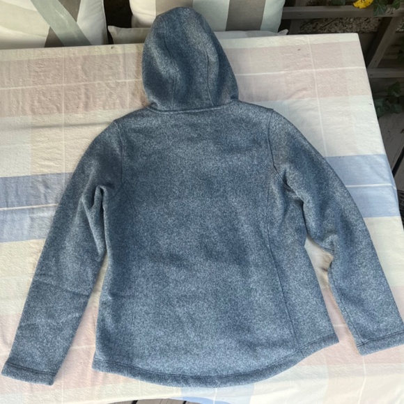 The North Face pullover hoodie women’s M, blue with toggles - Picture 2 of 2